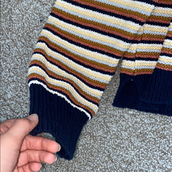 NWT Madewell Arden Striped V-Neck Pullover Sweater - Picture 6 of 6